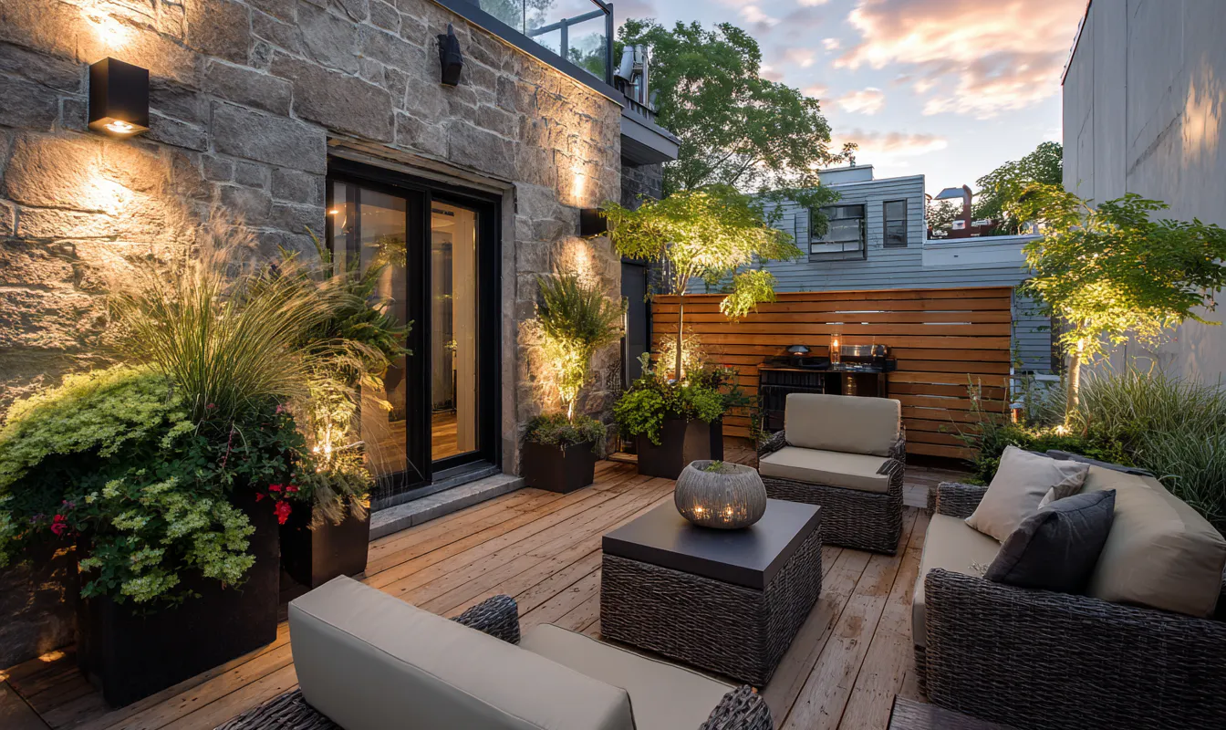 Petite terrasse extérieure