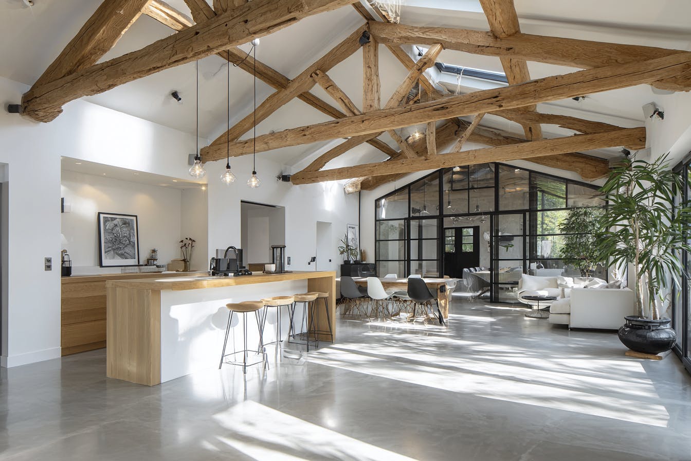 Intérieur grange chic