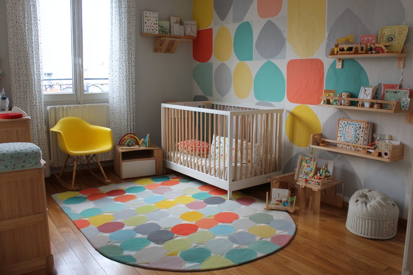 Chambre d'enfant coloré