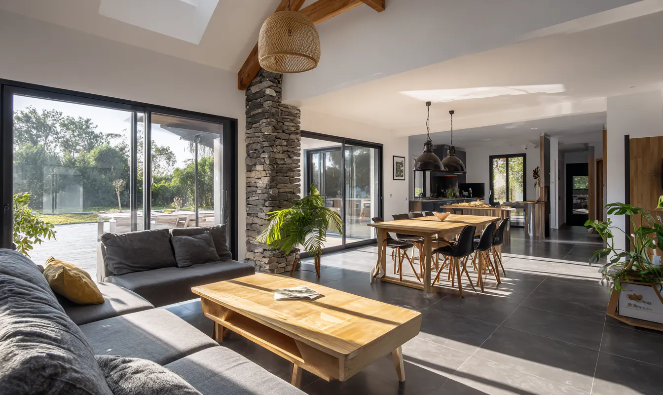 Interieur maison moderne cherbourg