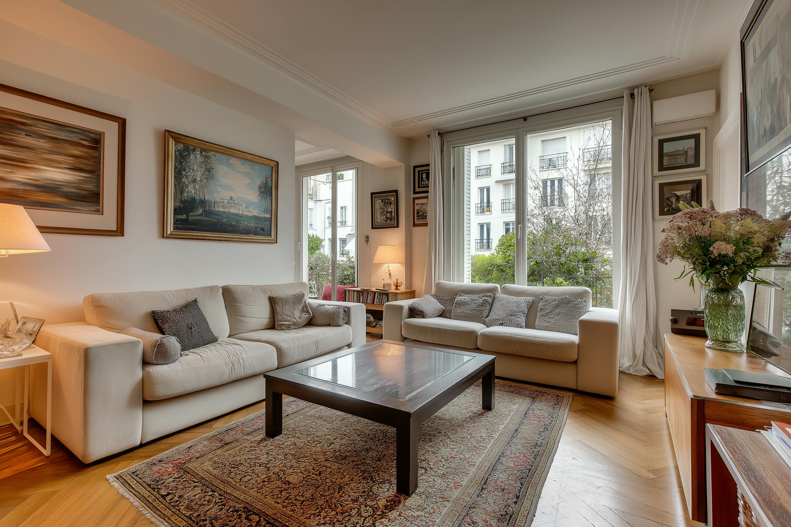 Intérieur cosy appartement 16ème Paris