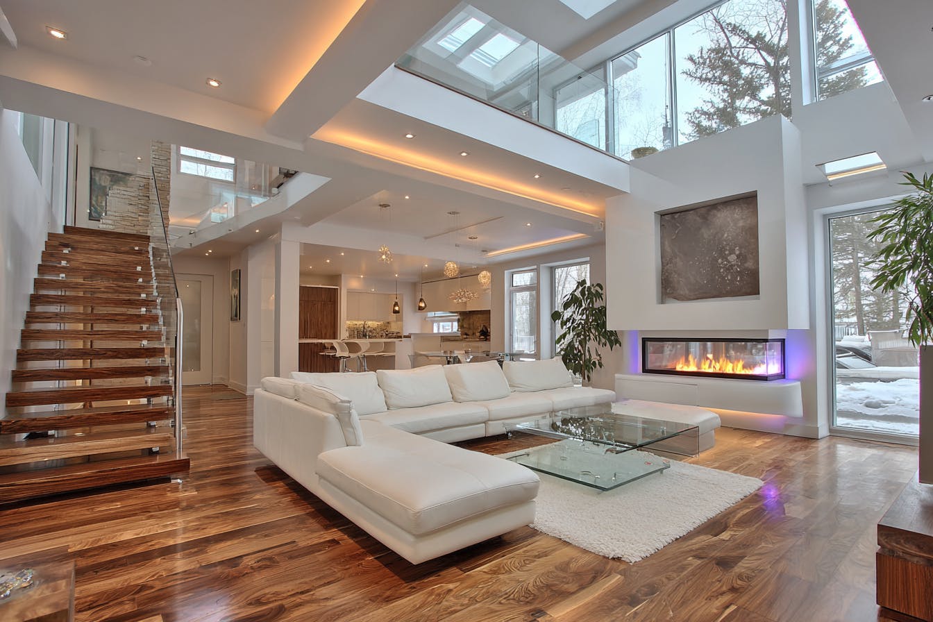 Intérieur lumineux maison