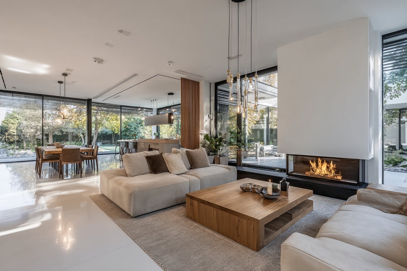 Intérieur maison luxueuse