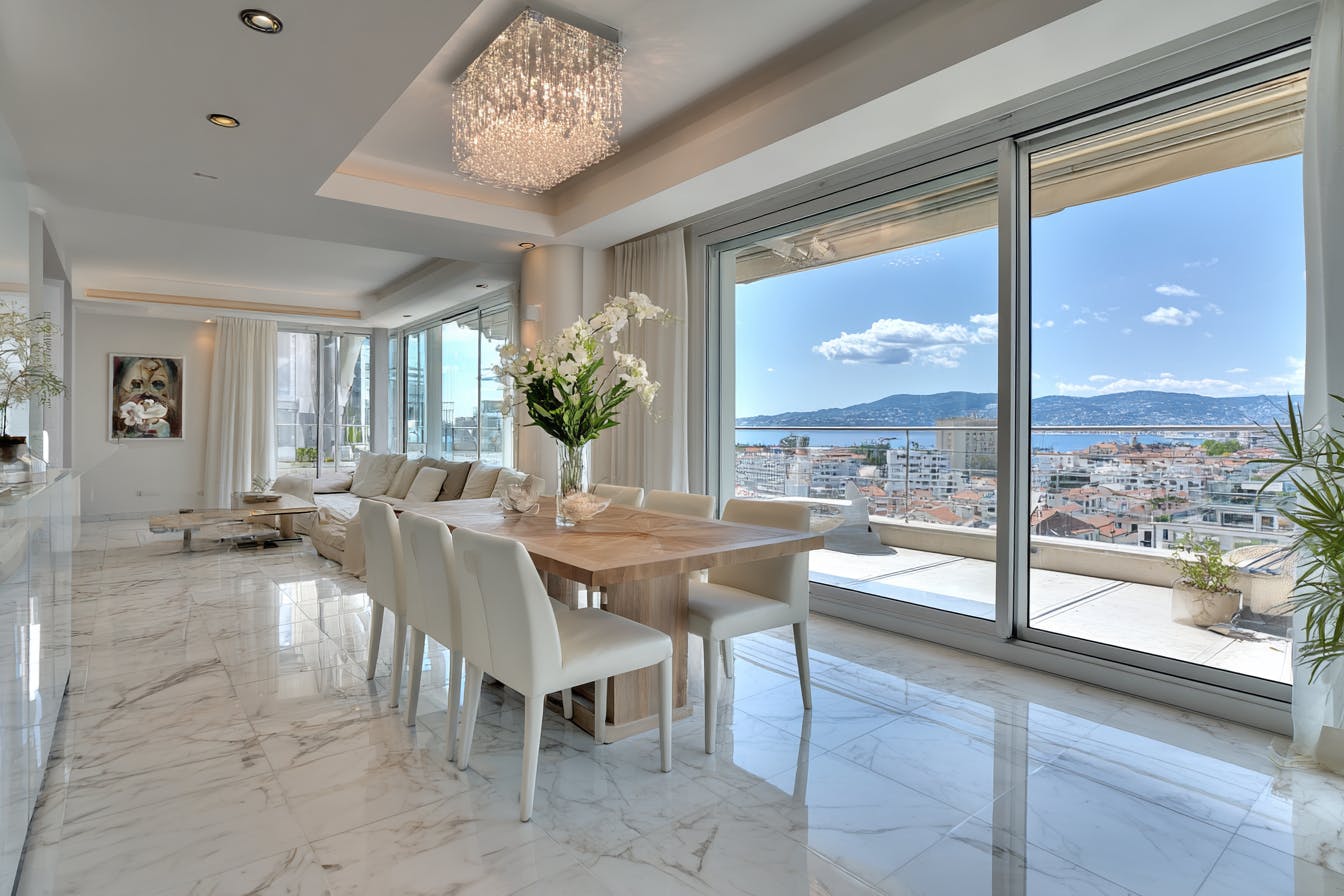 Intérieur appartement luxe Nice