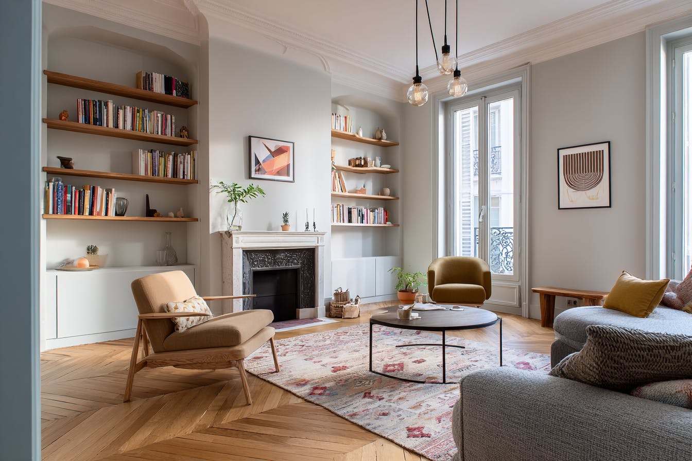 Intérieur appartement paris 20ème