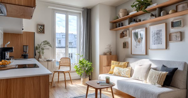 Aménagement studio 15m²