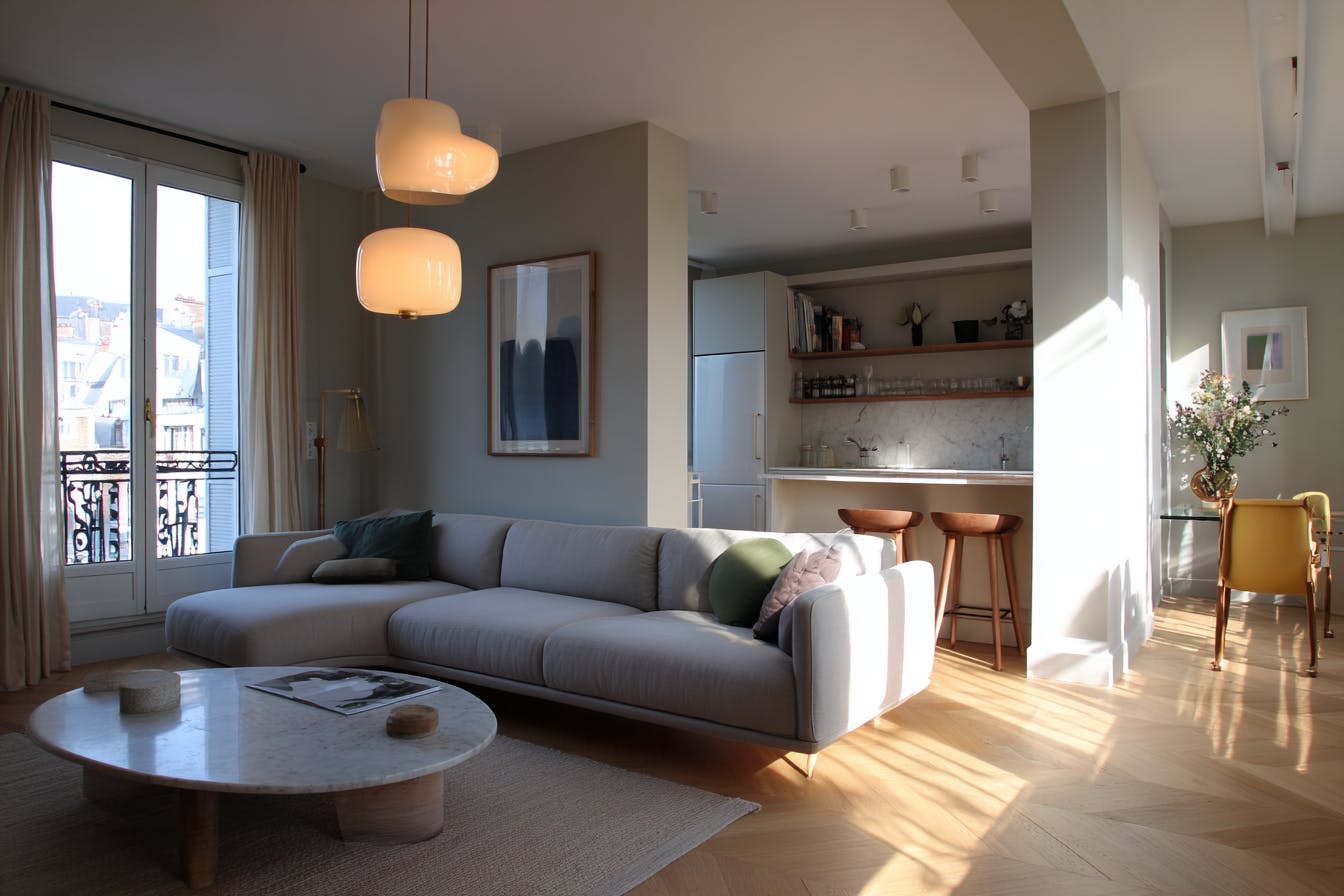 Intérieur moderne à Pantin
