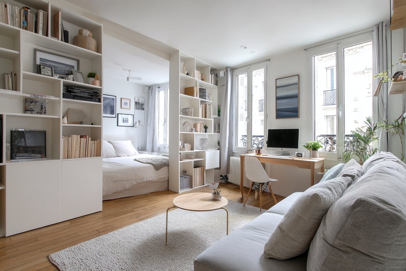 Intérieur appartement 30m2 moderne