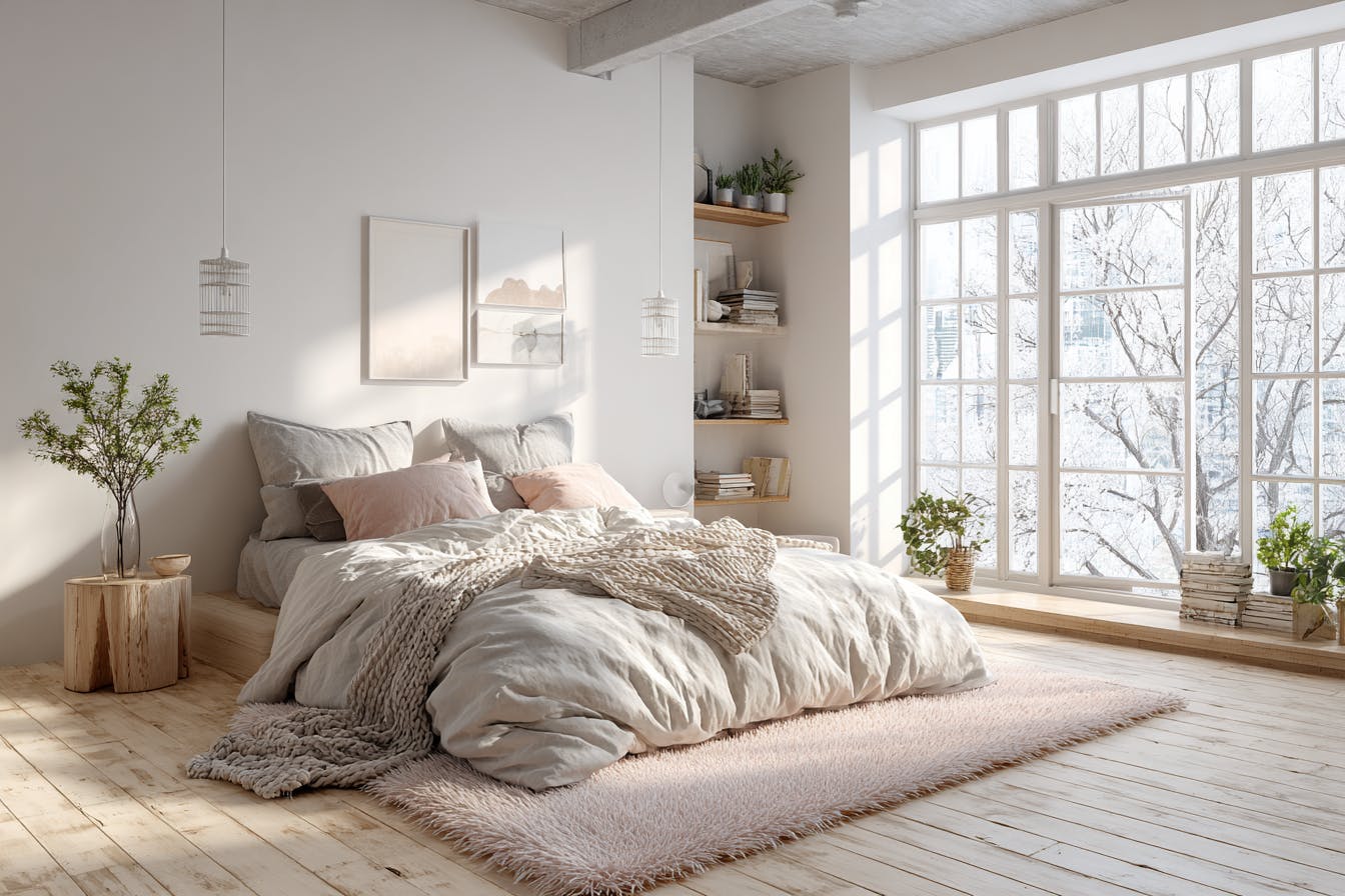 Chambre moderne et cosy