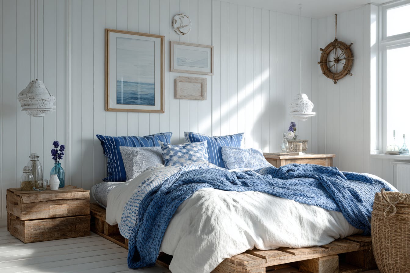 Chambre décoration marine