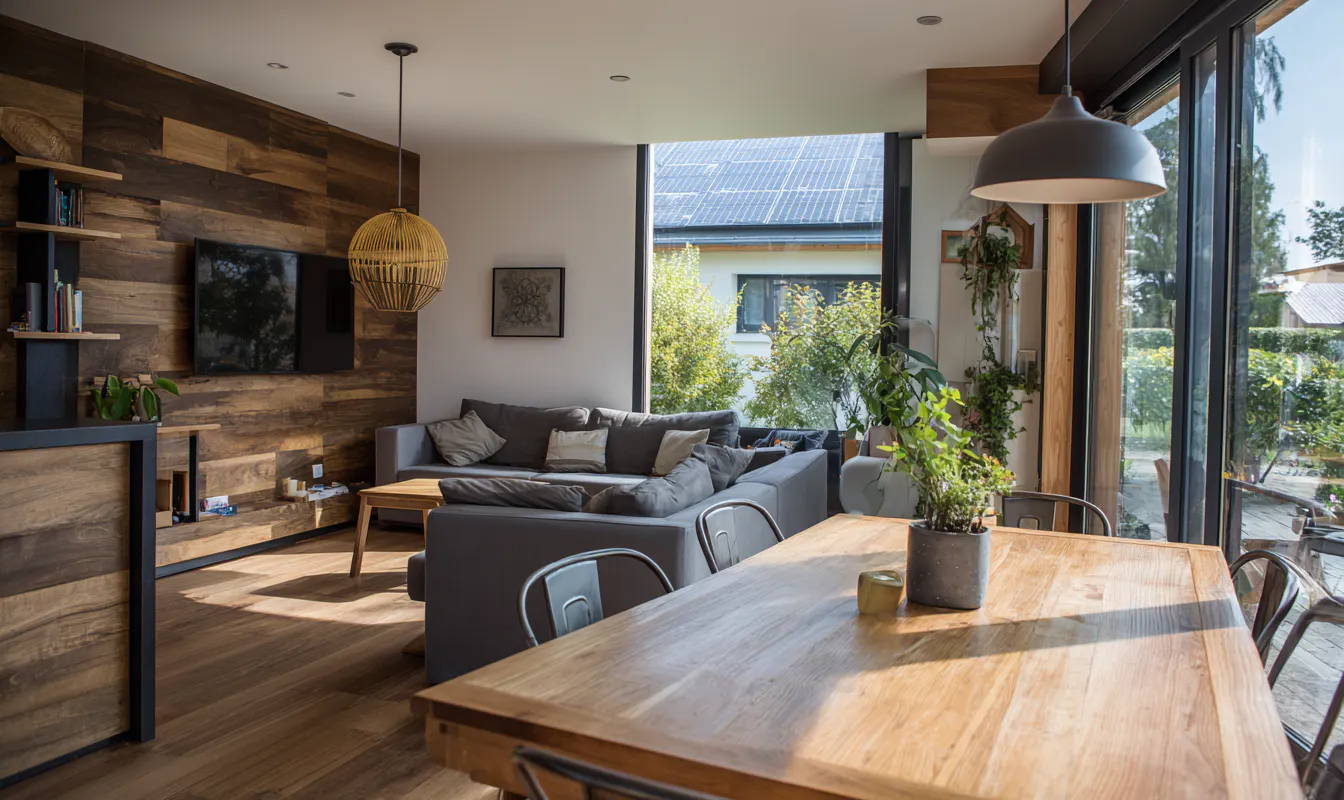 Intérieur rénovée énergétiquement