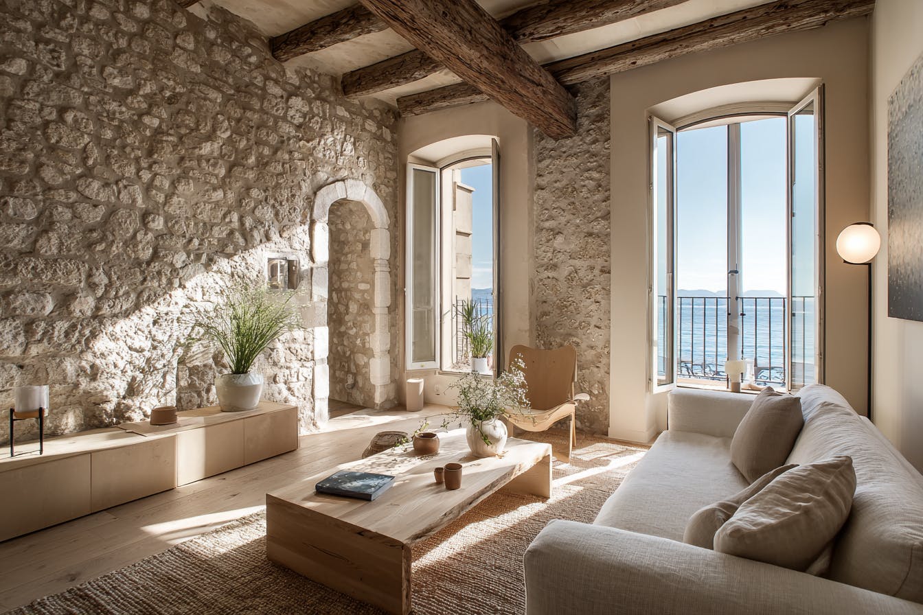 Appartement vue sur mer Antibes