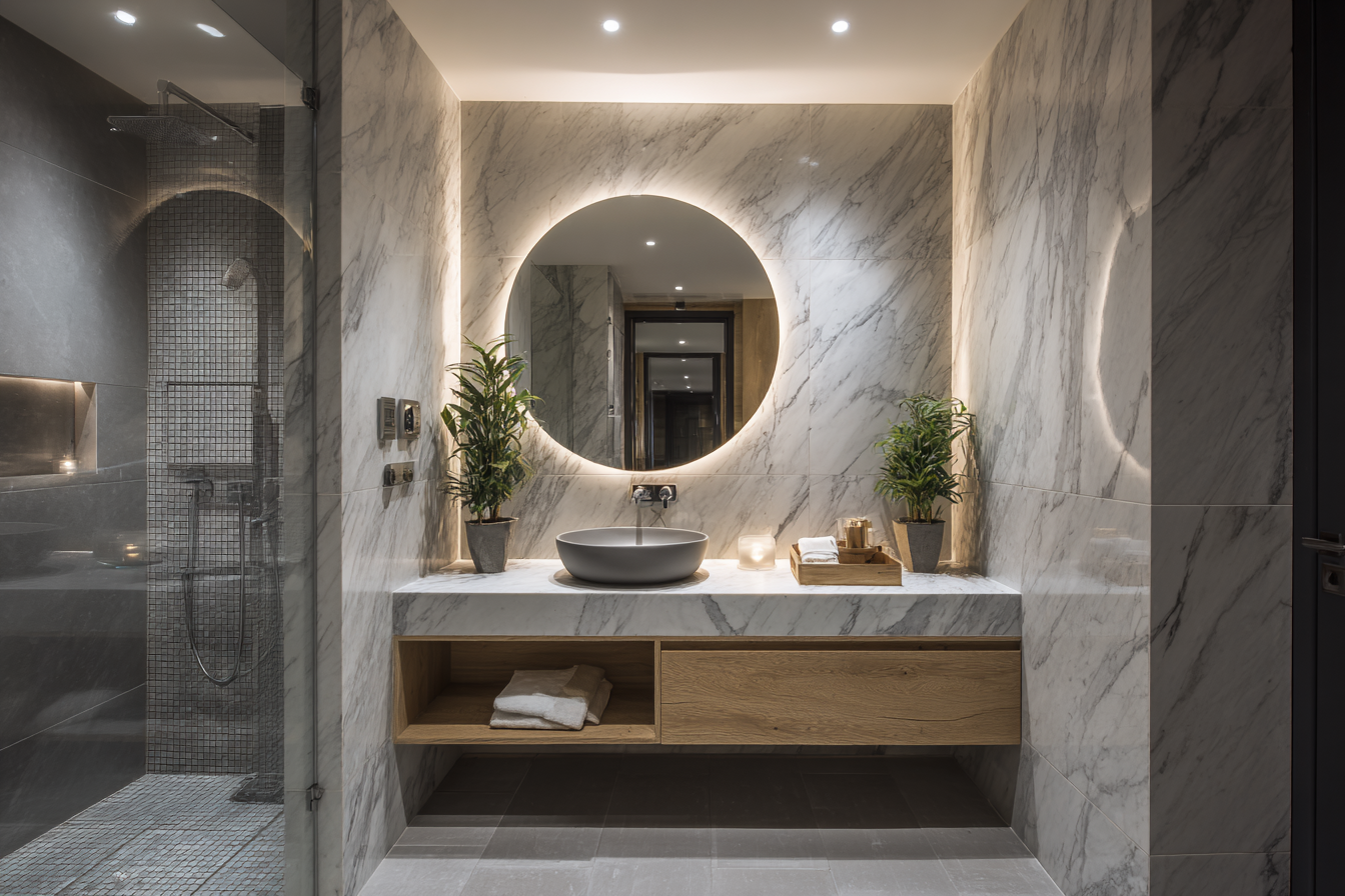 décoration salle de bain moderne