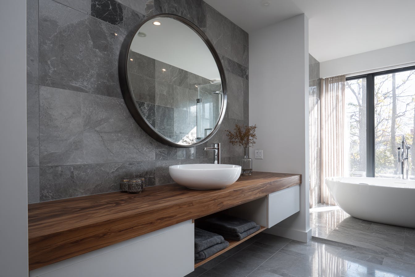 Salle de bain moderne