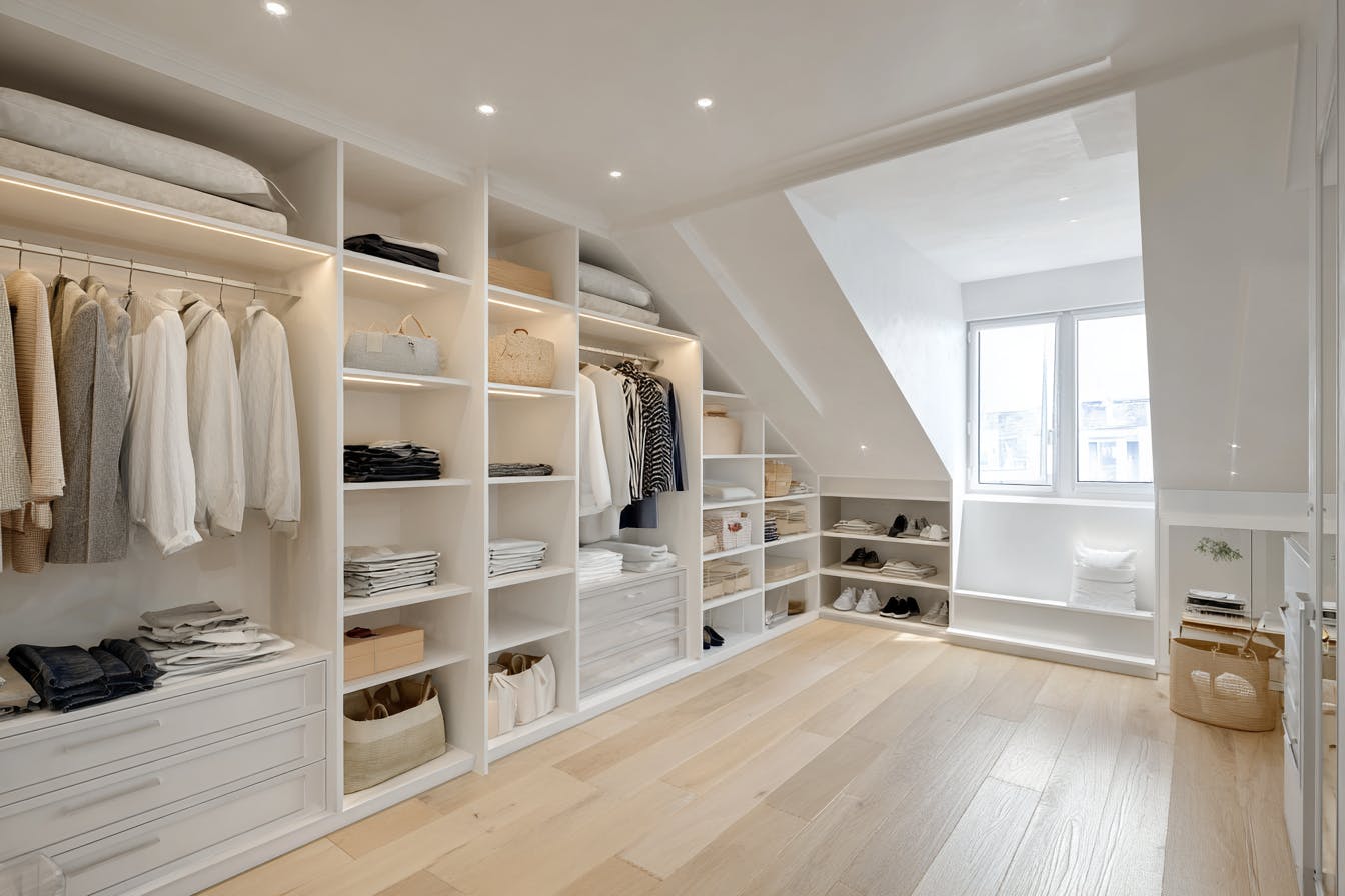 Dressing sous pente