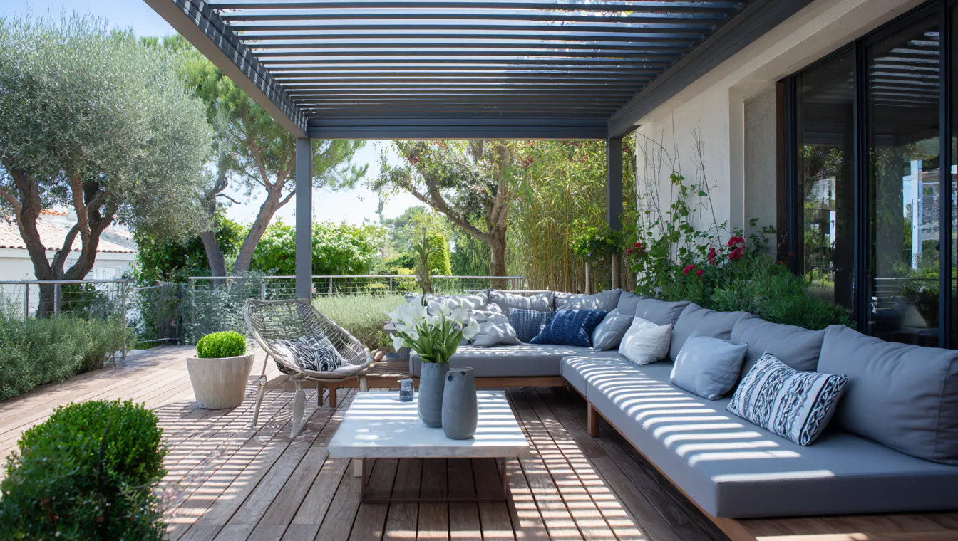 Pergola et terrasse couverte