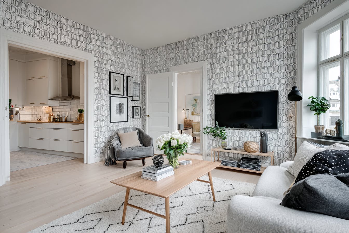 Papier peint scandinave