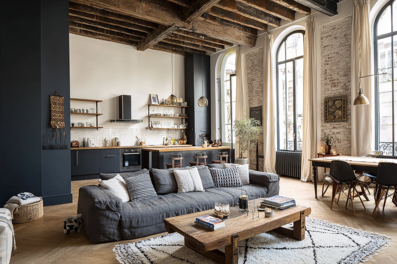 Déco industrielle appartement