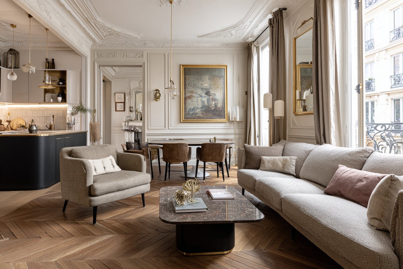 déco appartement haussmanien