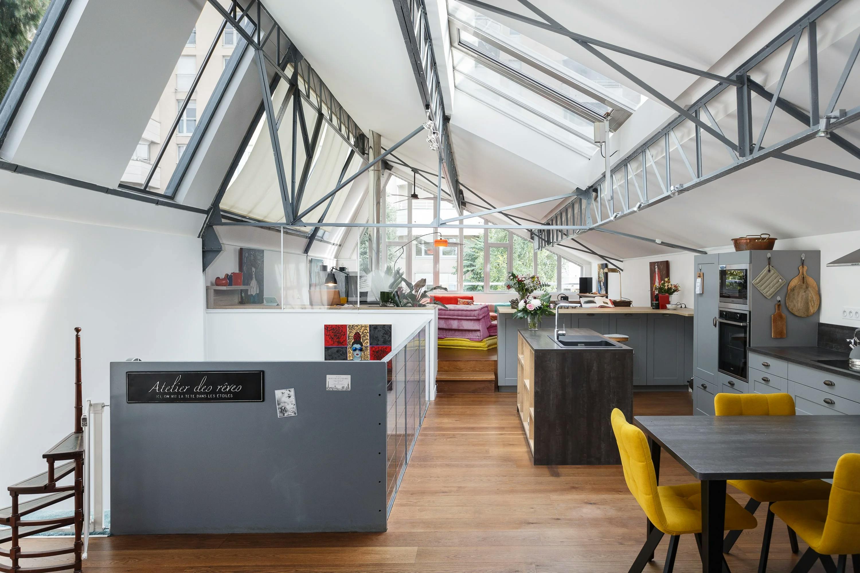 Rénovation appartement loft 135 m² à Vanves