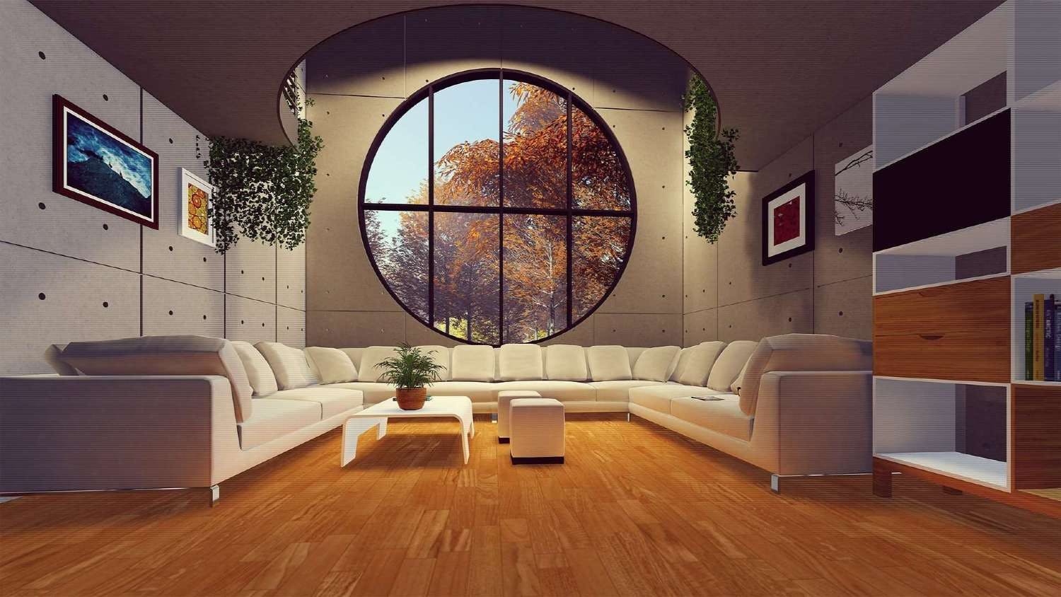 maison écologique intérieur