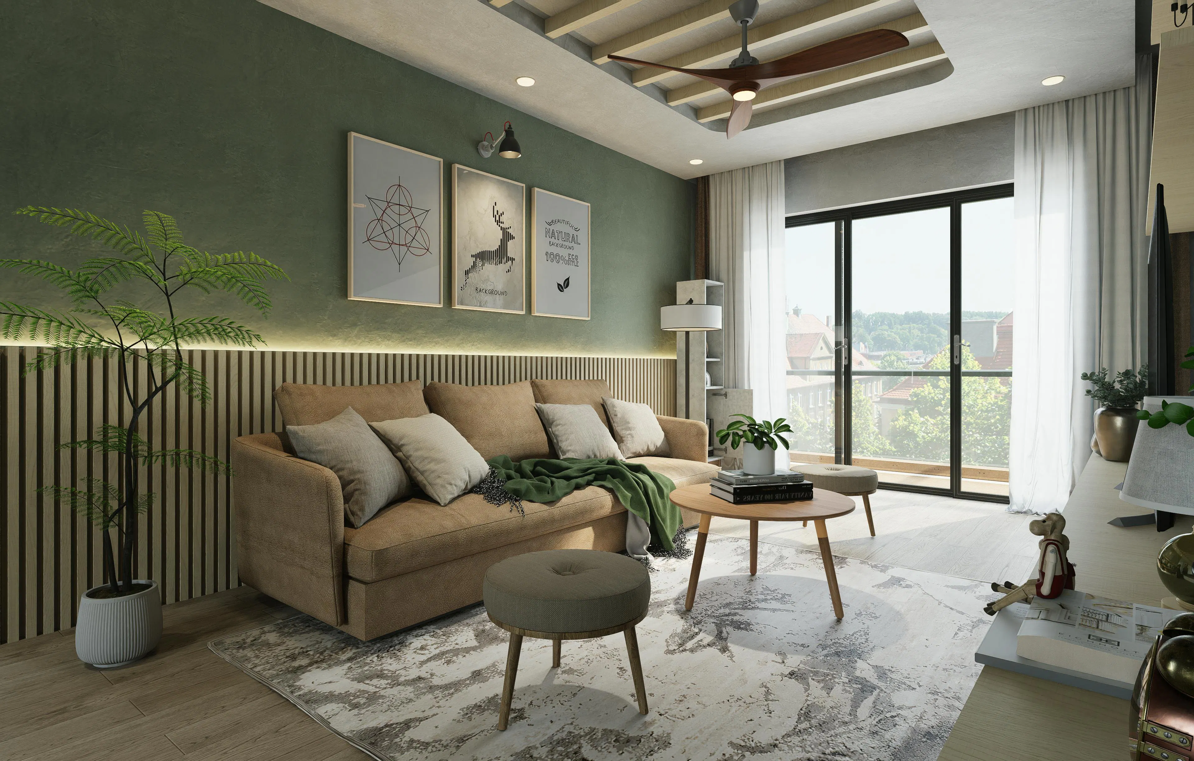 salon moderne 