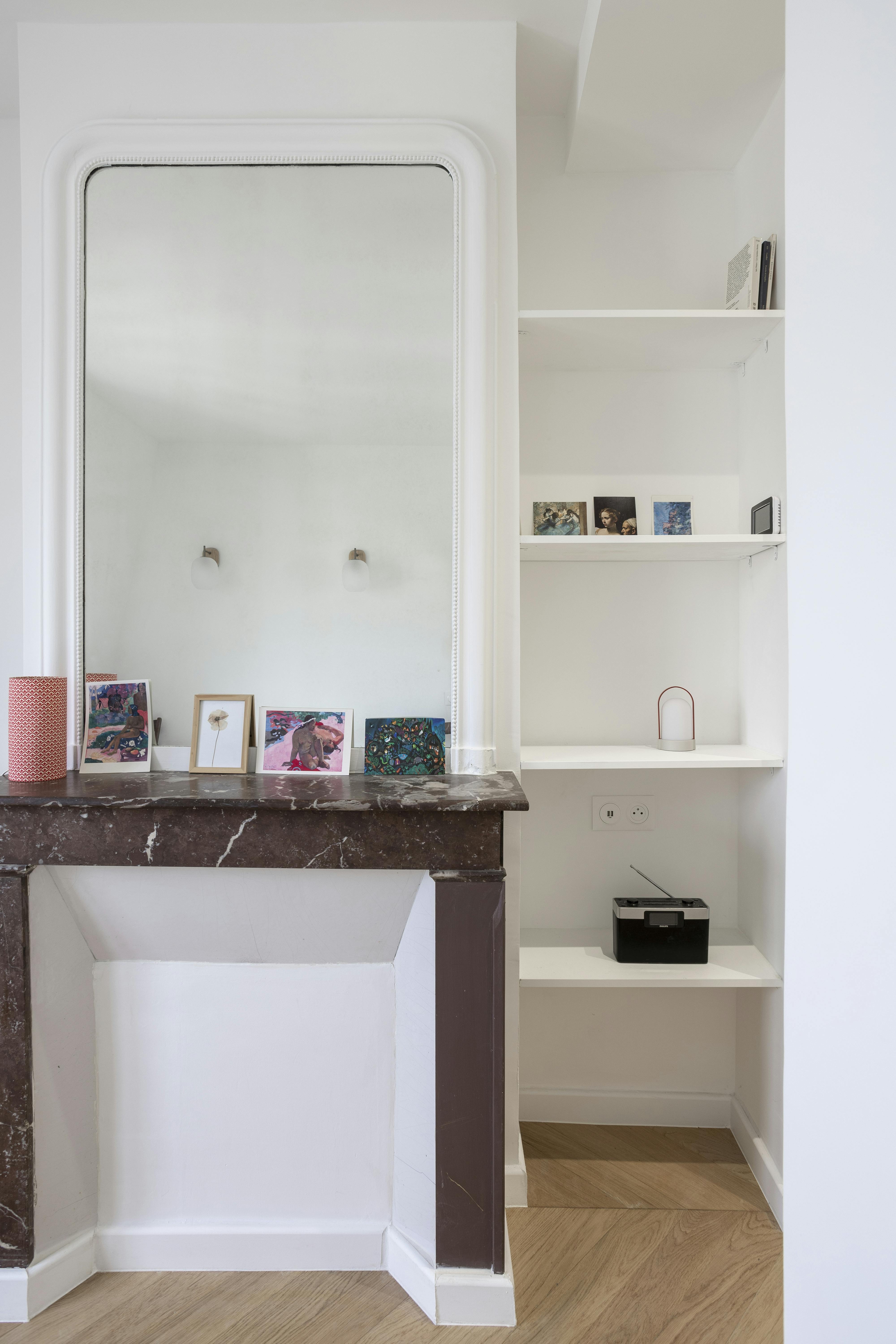 Cheminée Studio de 14 m² - Paris 11