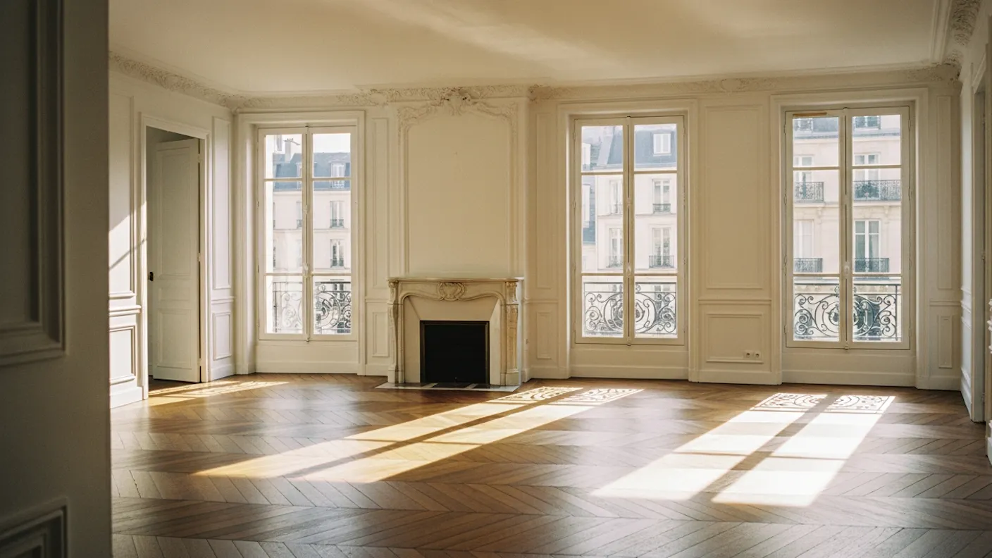 Appartement vide à louer pour location nue et revenus fonciers