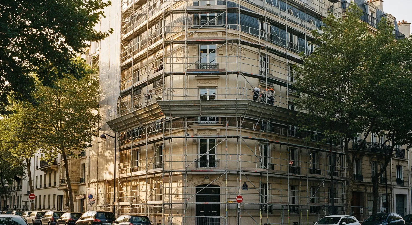 Réhabilitation d'un immeuble collectif en Seine-Saint-Denis