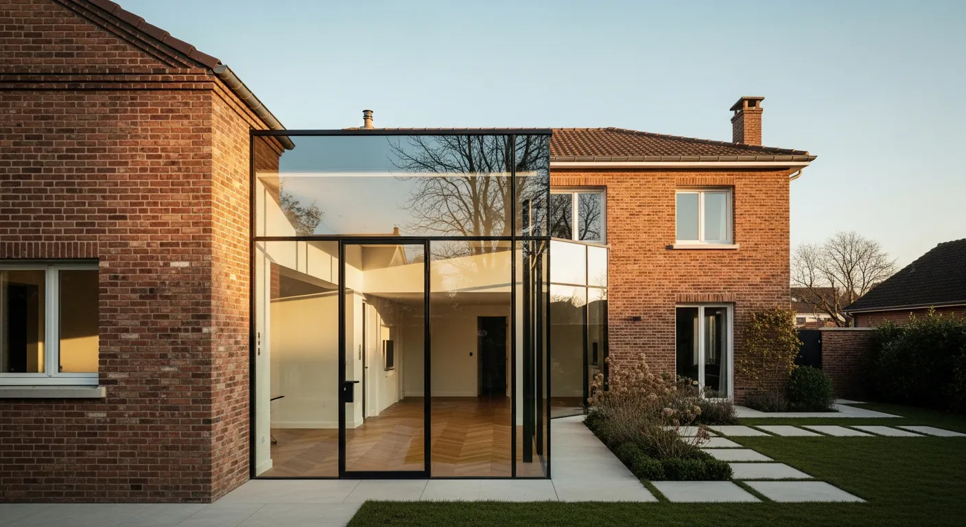 Extension d'une maison de ville en Seine-Saint-Denis