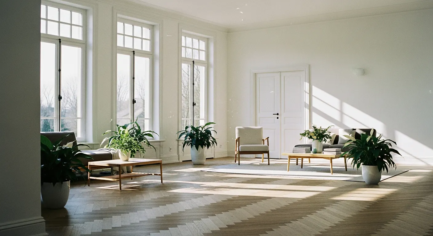 Intérieur rénové d'une maison pavillonnaire dans le 93