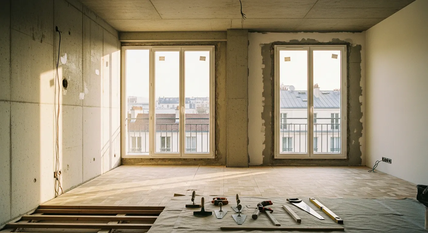 Rénovation appartement en Seine-Saint-Denis