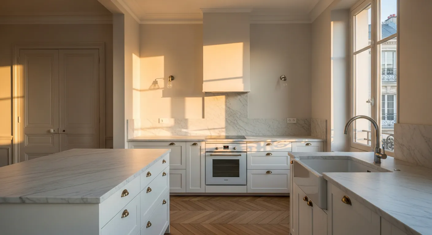 Travaux de rénovation cuisine appartement