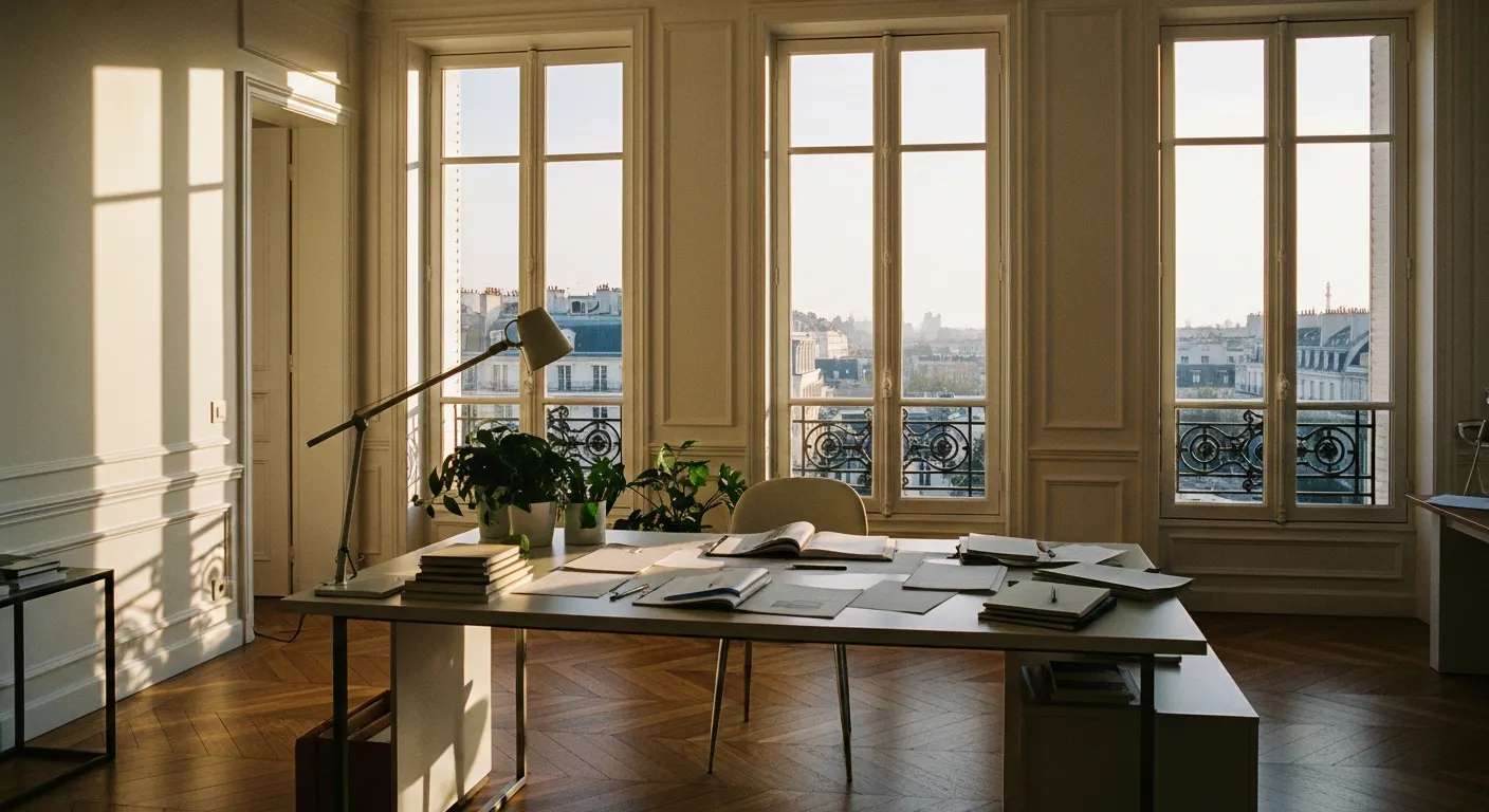 Bureau d'appartement parisien pour calculer rentabilité locative investissement immobilier