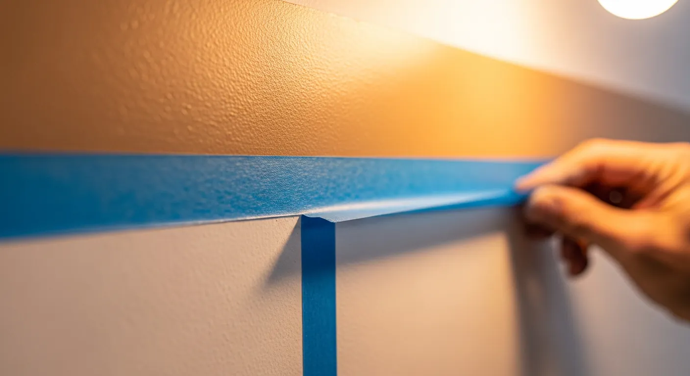 Joint de peinture au scalpel pour un rendu professionnel parfait lors d'une rénovation intérieure
