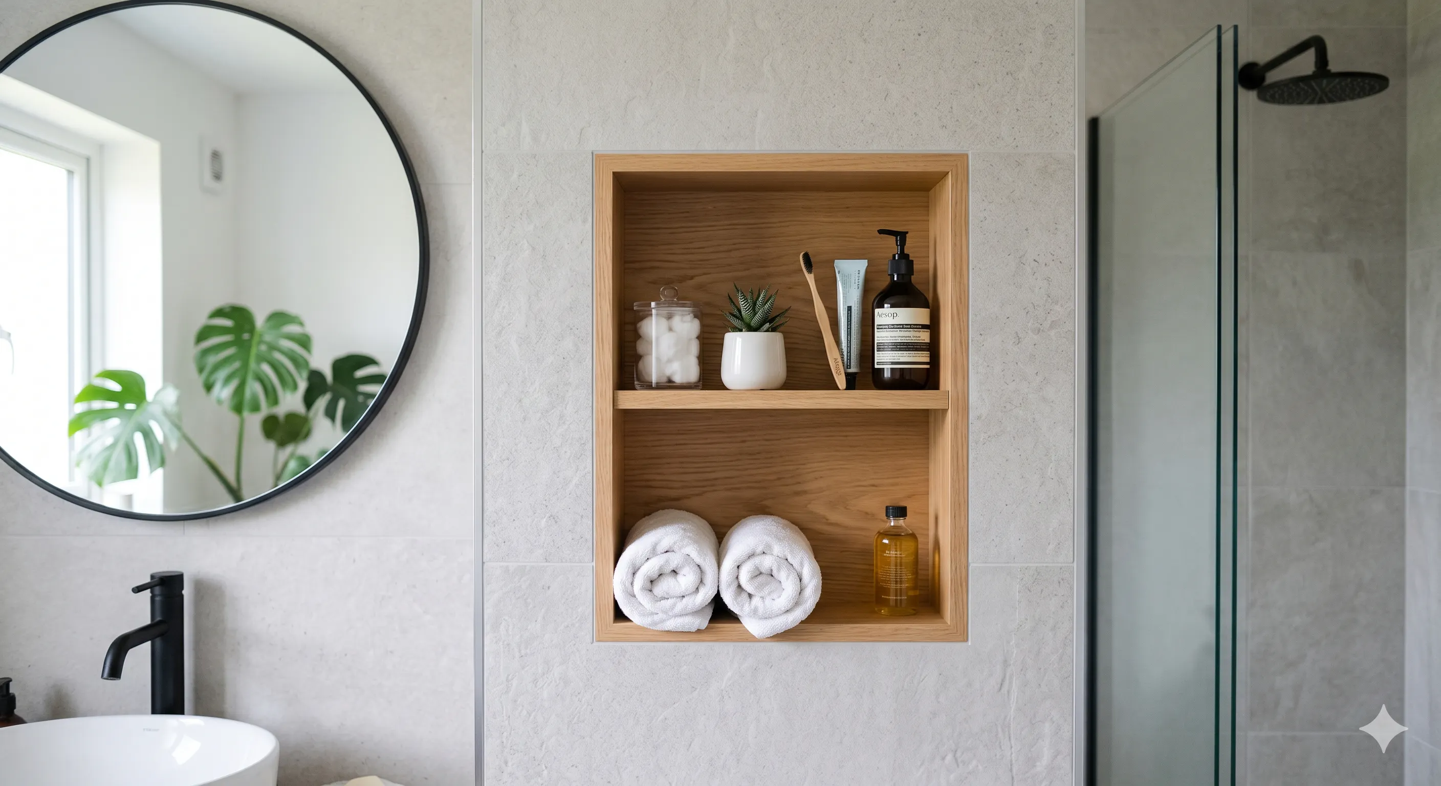 Niche murale salle de bain