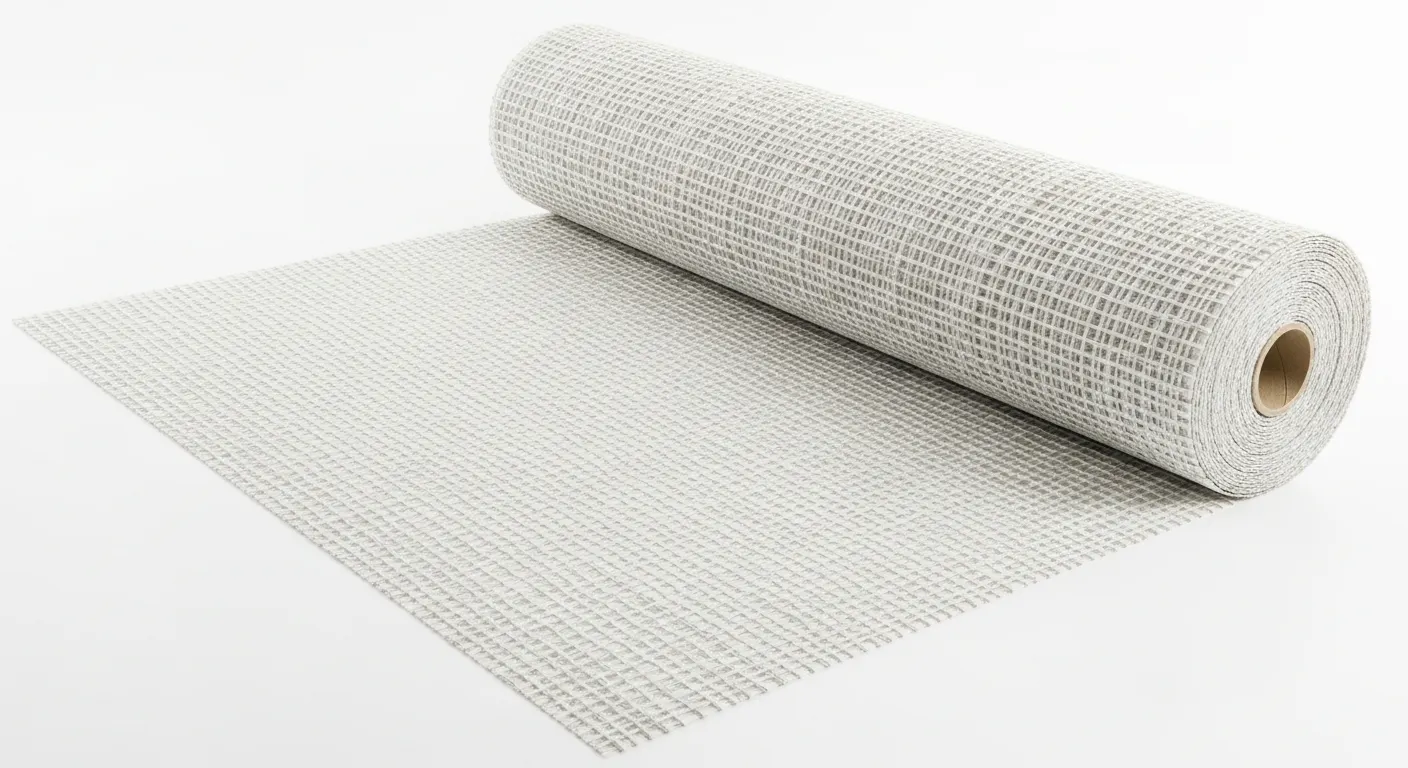 Toile de verre standard en fibre de verre, maille tissée régulière