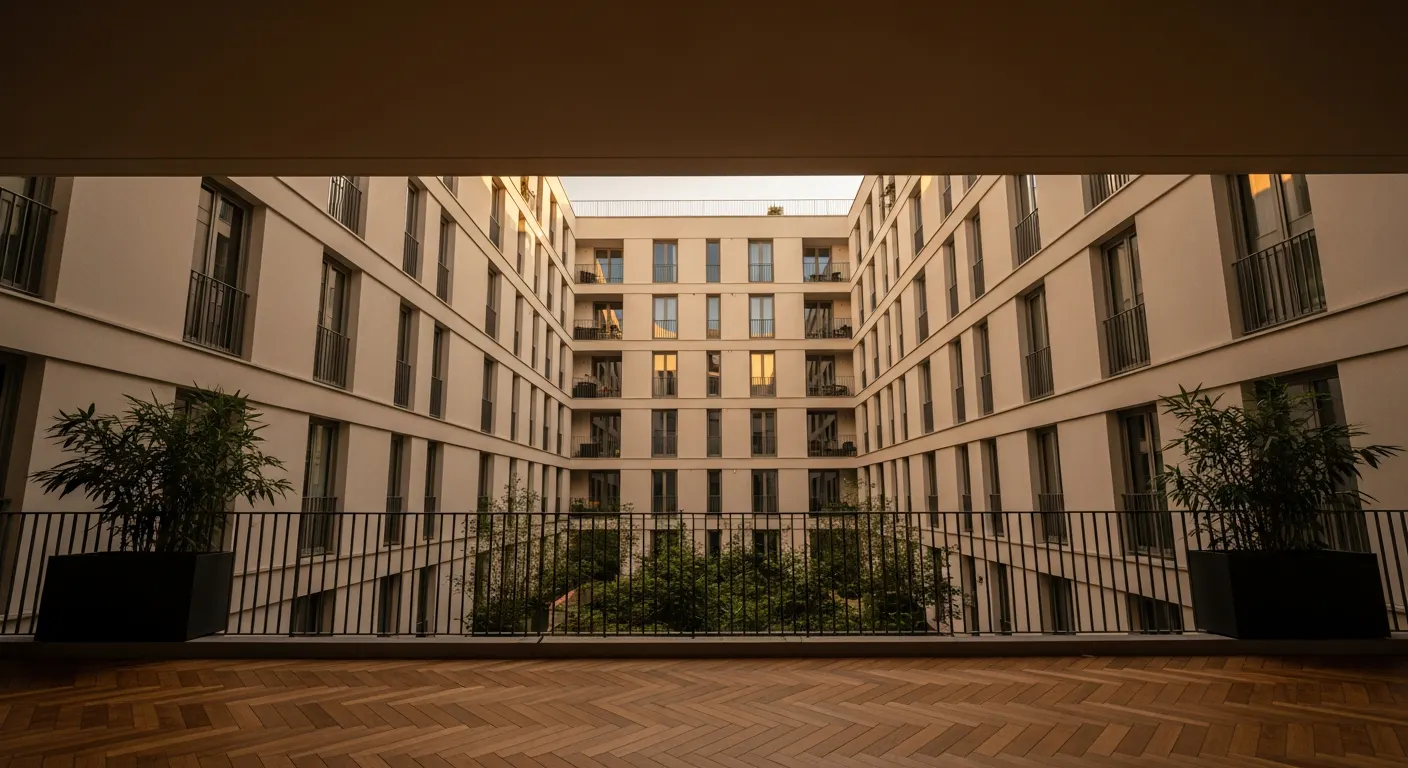 Immeuble parisien illustrant la gestion fiscale d'une SCI à l'IR ou IS