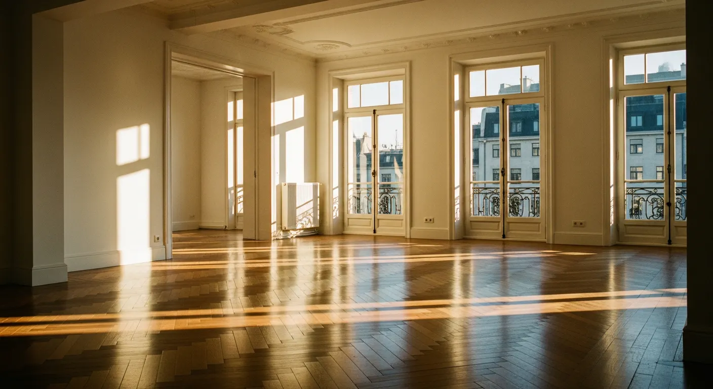 Appartement vide non-meublé prêt à la location — bail nu location vide