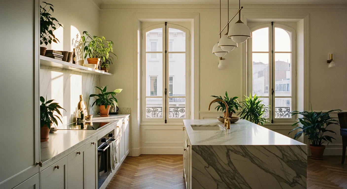 Rénovation cuisine et salle de bain dans un appartement à Nice