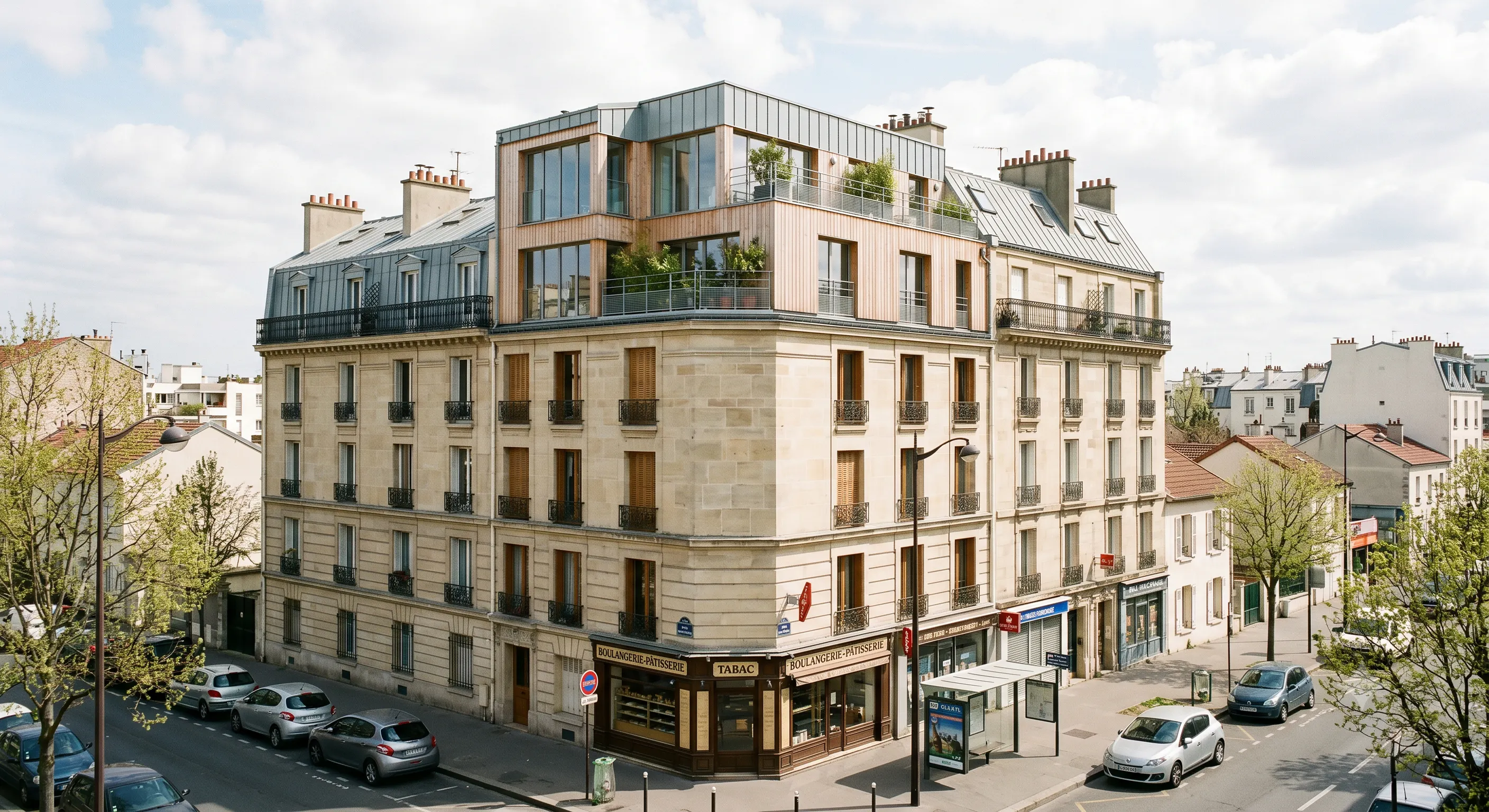 surélévation immeuble parisien