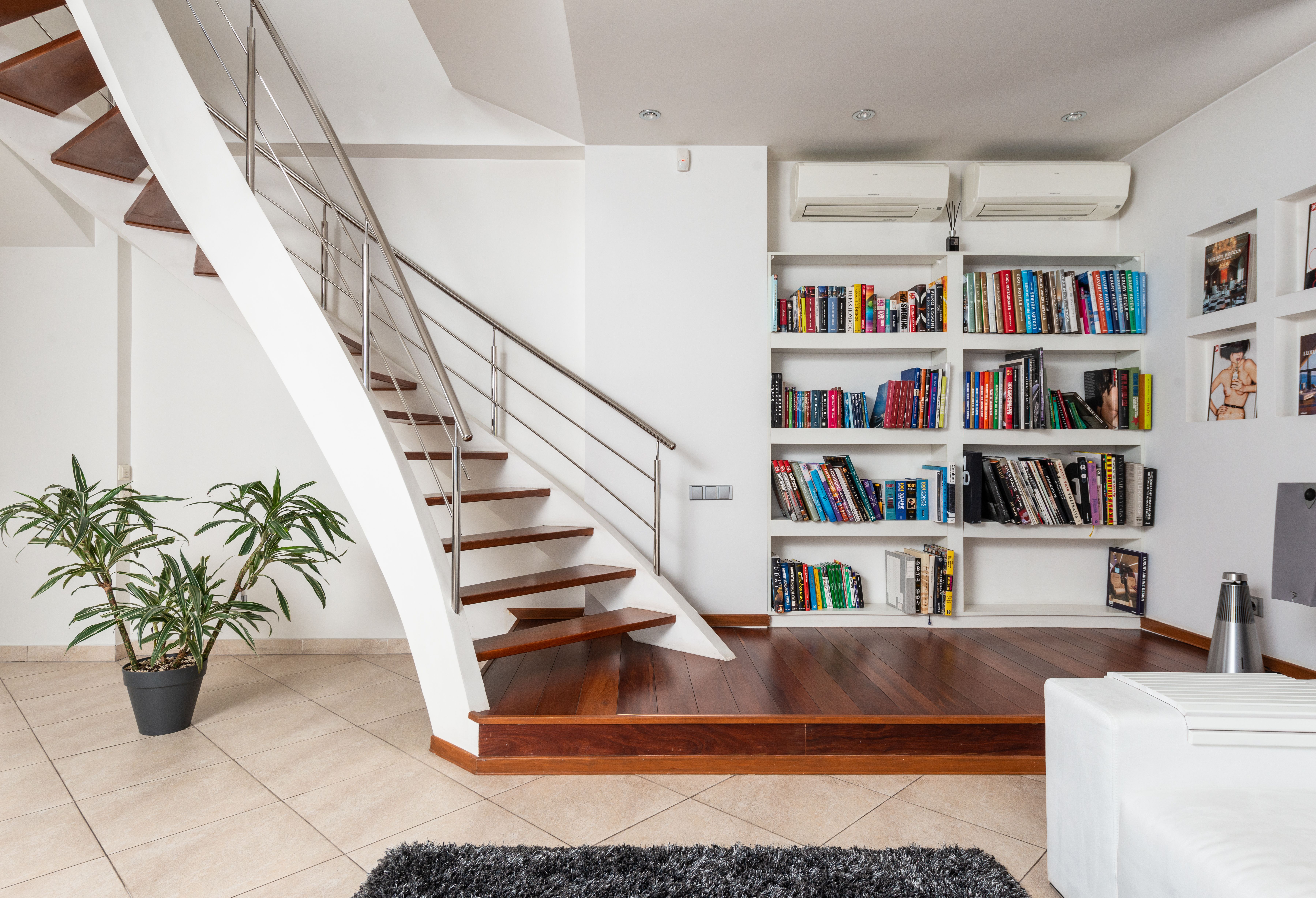 escalier metal maison
