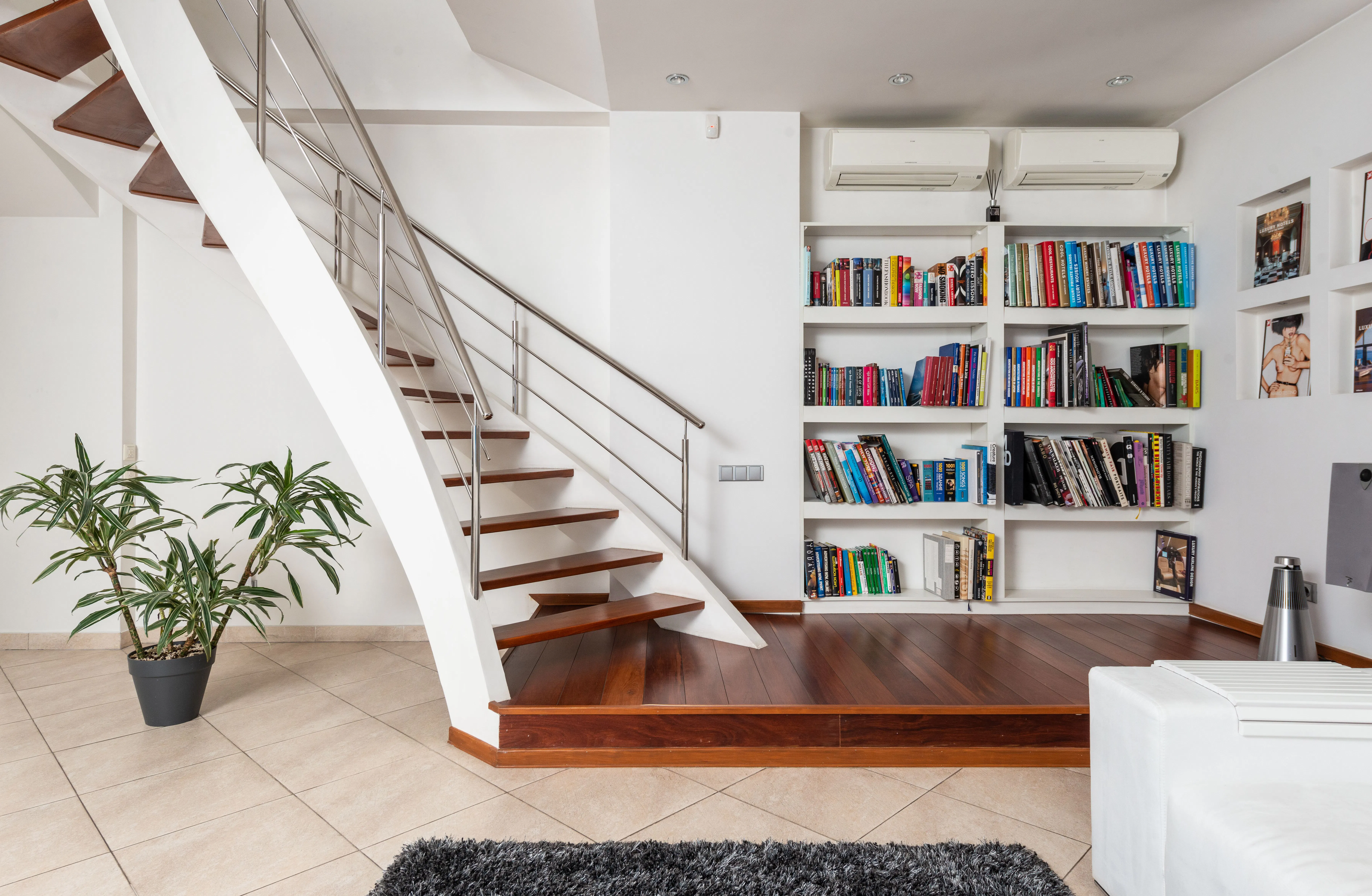 escalier metal maison