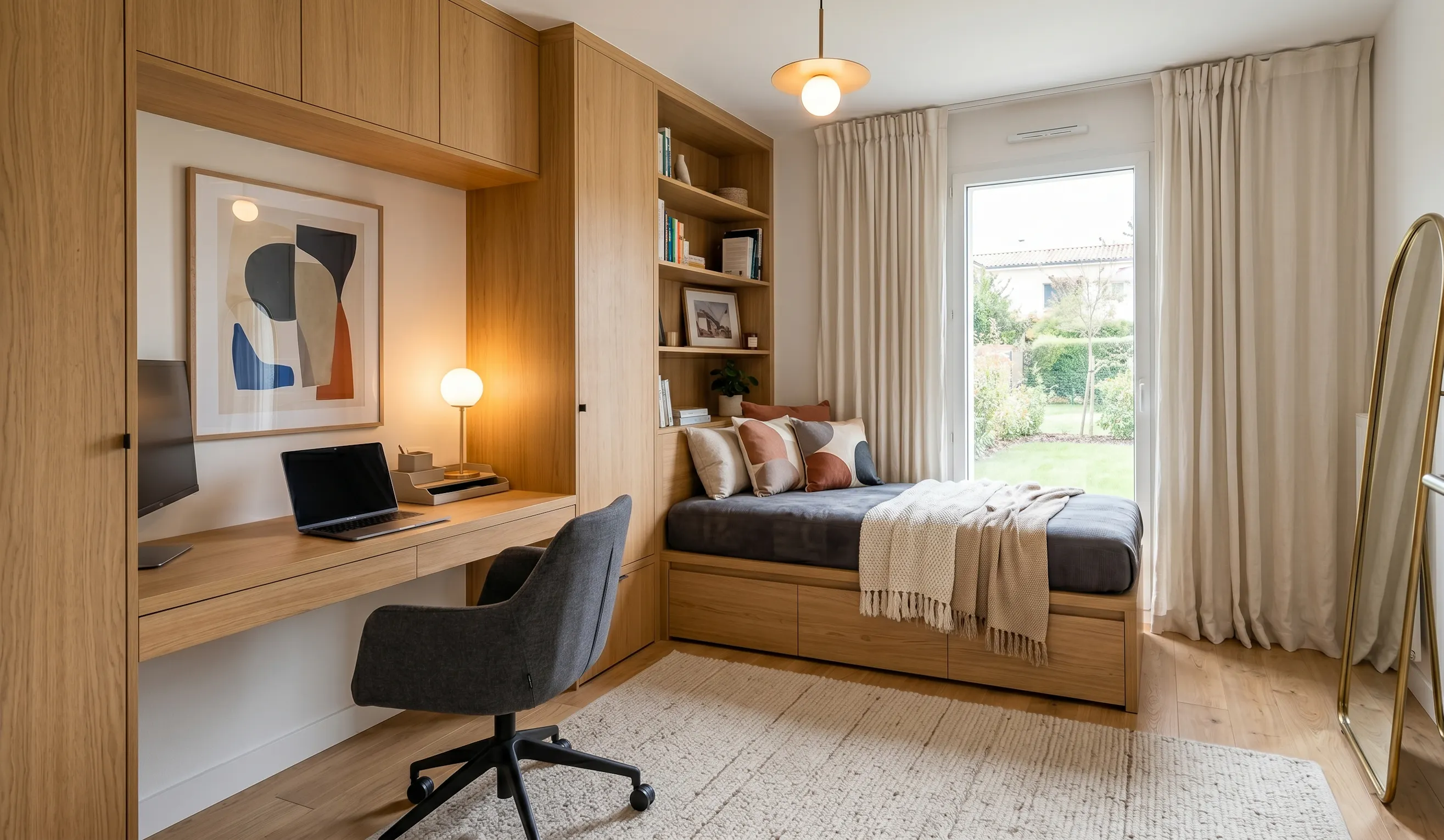 chambre d'amis bureau