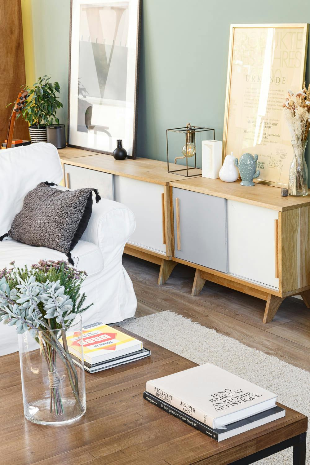 séjour déco moderne et minimaliste