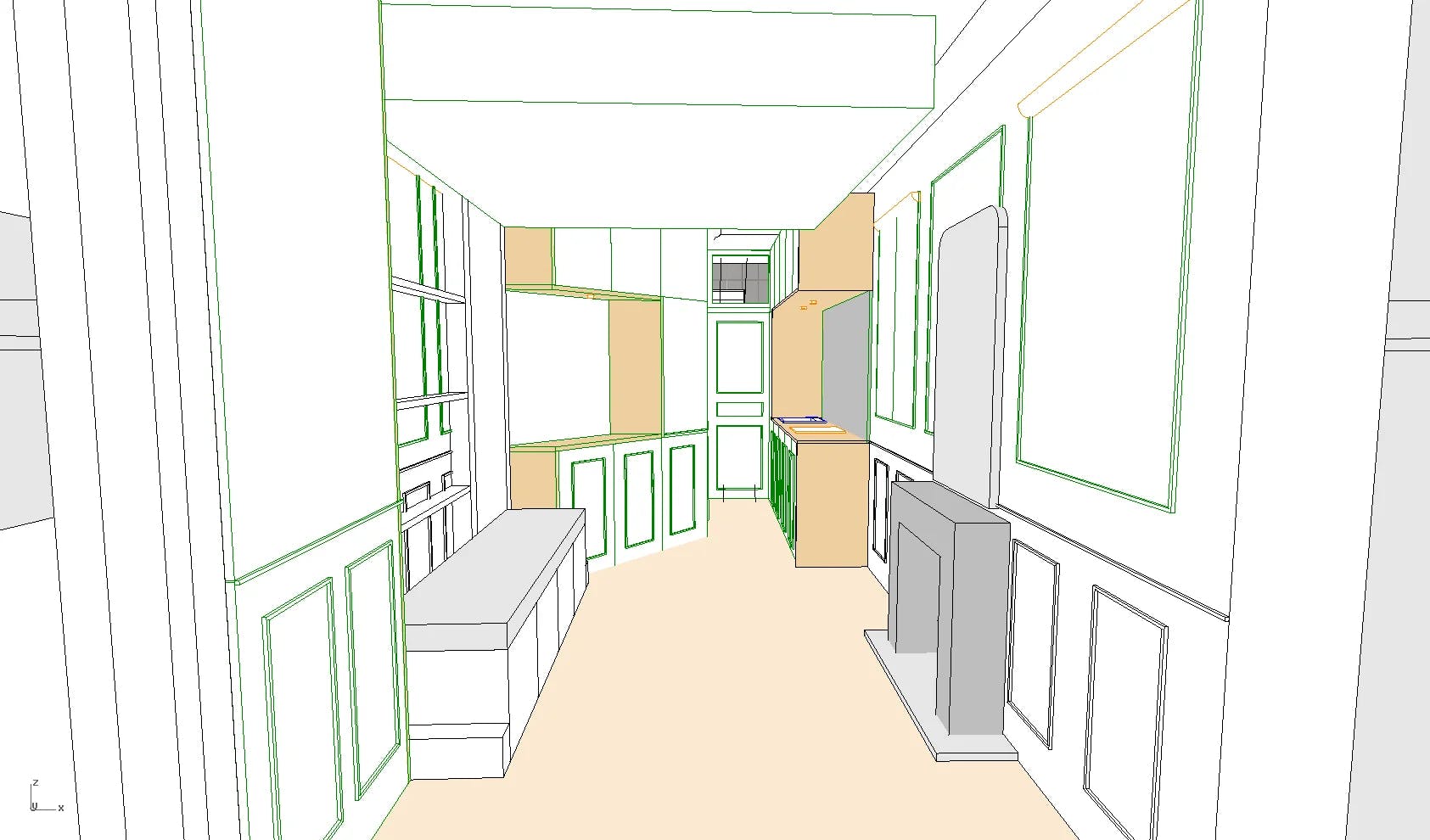 plan 3d 2 rénovation studio