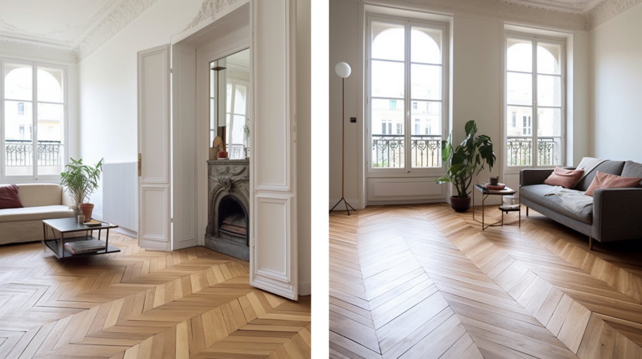 parquet contrecollé vs flottant