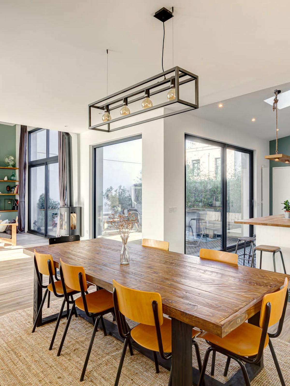 Rénovation maison, salon, cuisine et salle à manger