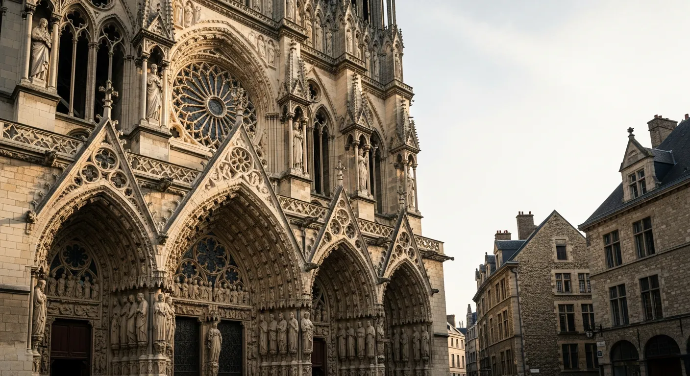 Cathédrale Notre-Dame de Reims et centre-ville historique classé Site Patrimonial Remarquable