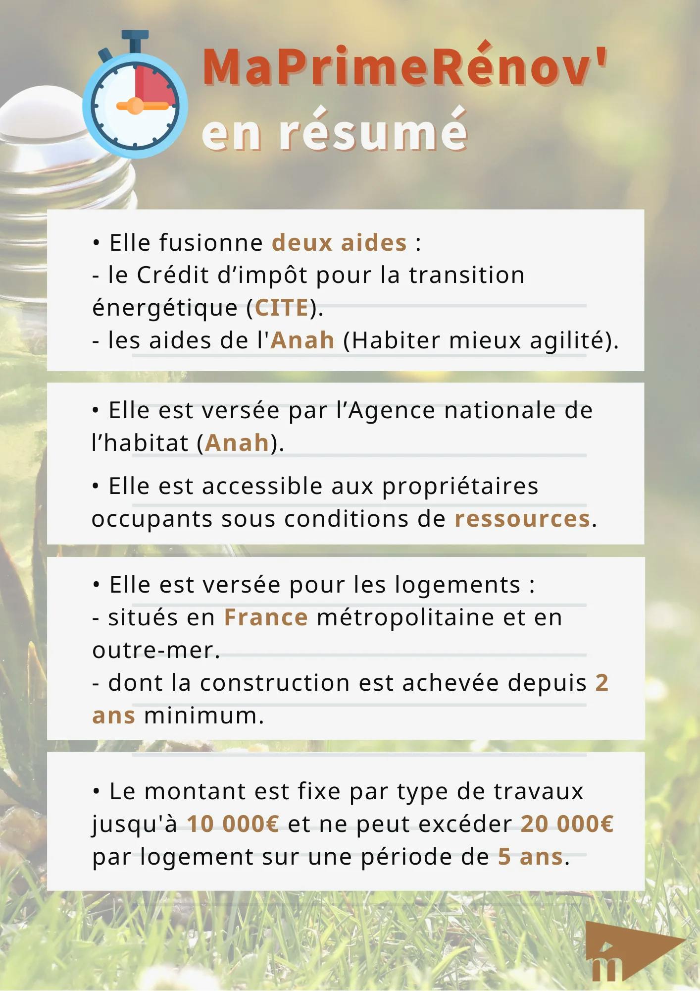 MaPrimeRénov' en résumé